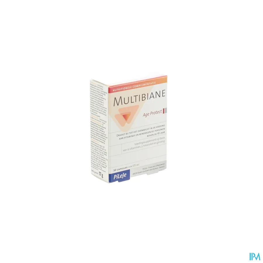 packshot van Pileje Multibiane Age Protect 30 capsules