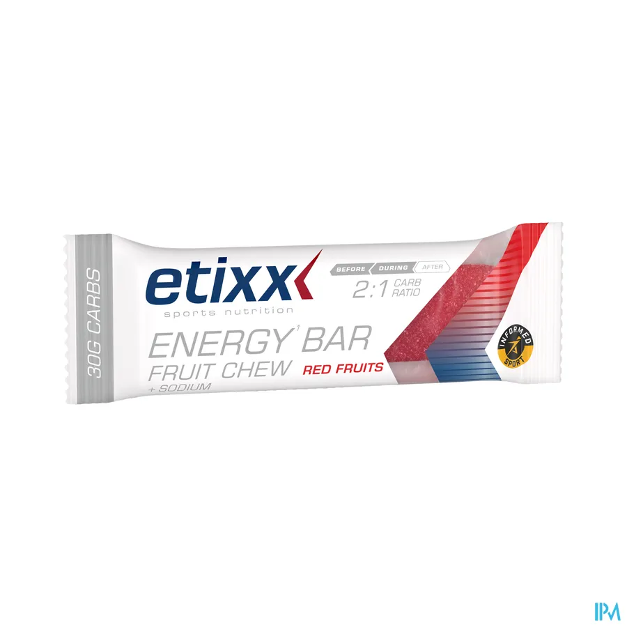productshot van Etixx Energy Bar Fruit Red Fruits 38g