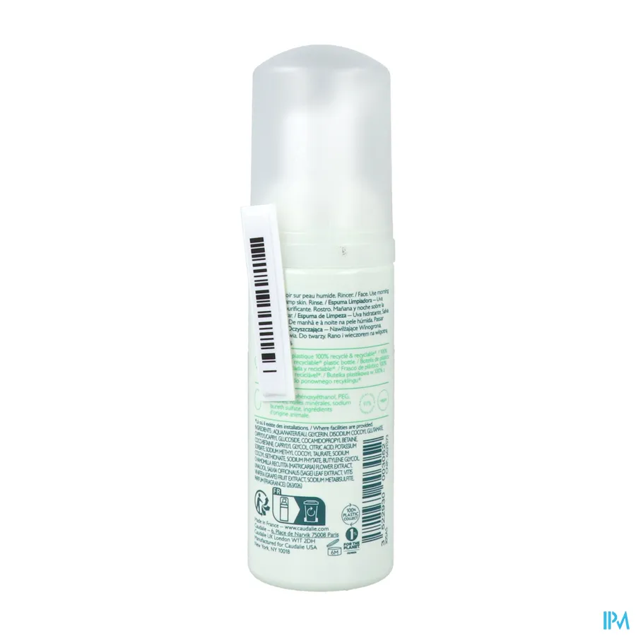 packshot van Caudalie Vinoclean Reinigende Mousse 50 ml