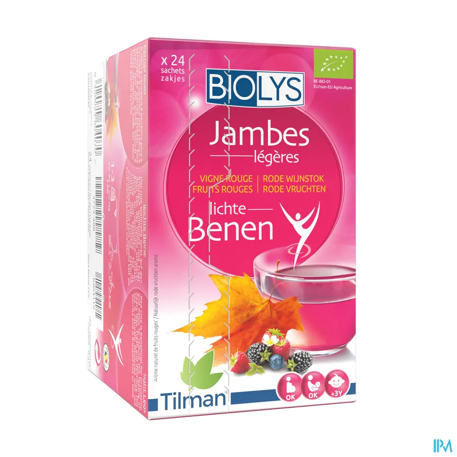 packshot van Tilman Biolys Antioxidanten Rooibos-Groene Thee 24 zakjes