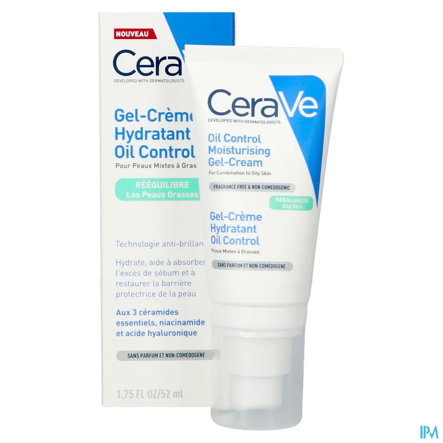 productshot van CeraVe Oil Control Hydraterende Gel-Crème 52 ml