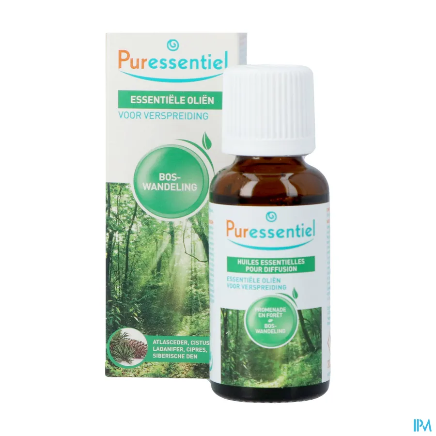 productshot van Puressentiel Zuiverend Verstuiving Boswandeling Olie 30 ml