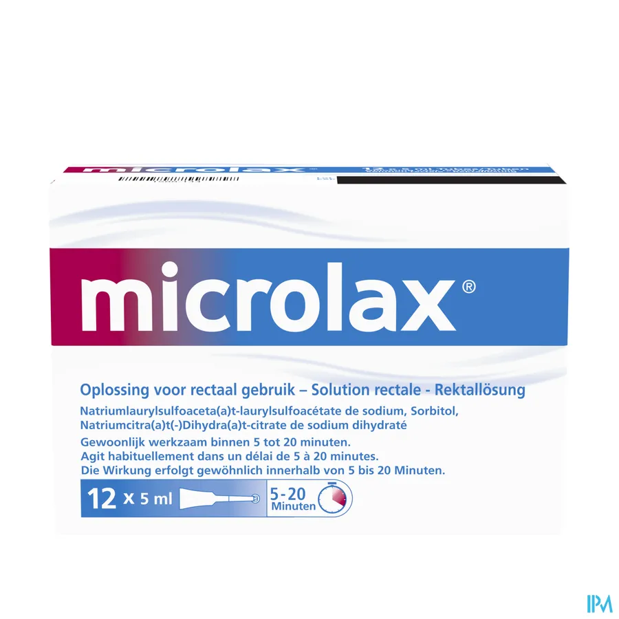 packshot van Microlax 12 stuks
