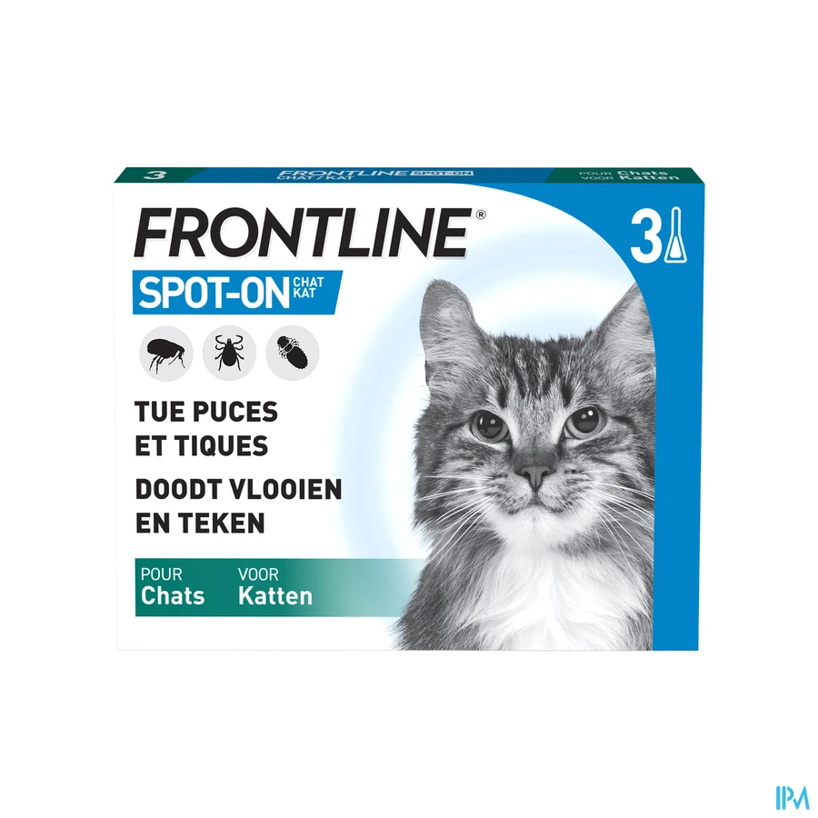 packshot van Frontline Spot-On Kat 3 x 0,50 ml