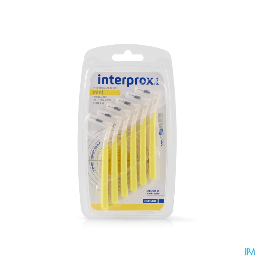 packshot van Interprox Plus Mini Geel 6 stuks