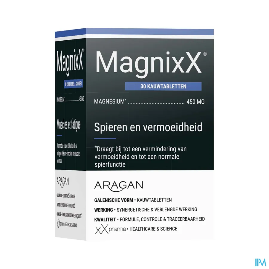 packshot van MagnixX 30 kauwtabletten