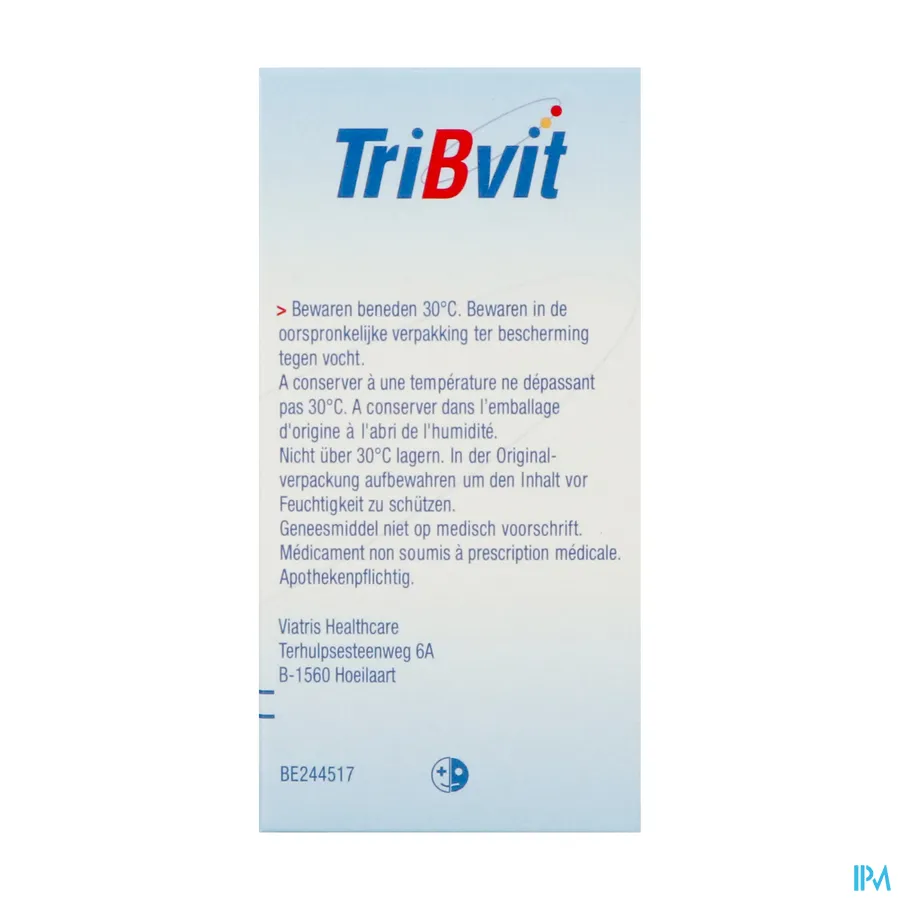 packshot van Tribvit 100 Tabletten