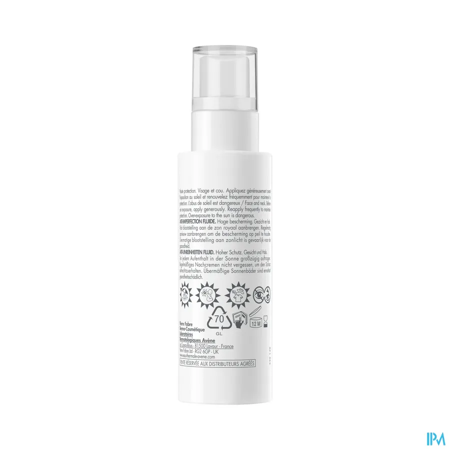 productshot van Avène Anti-Imperfection Zonnefluid SPF 50 40 ml