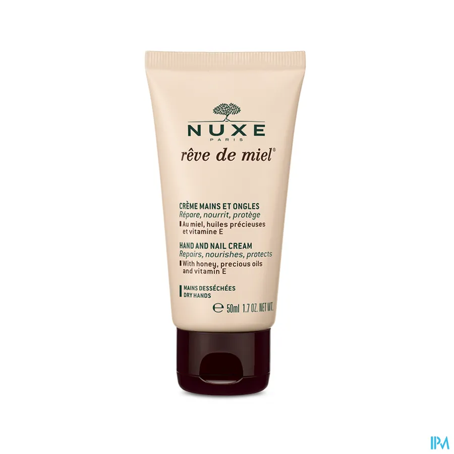 packshot van Nuxe Rêve de Miel Hand- en Nagelcrème 50 ml