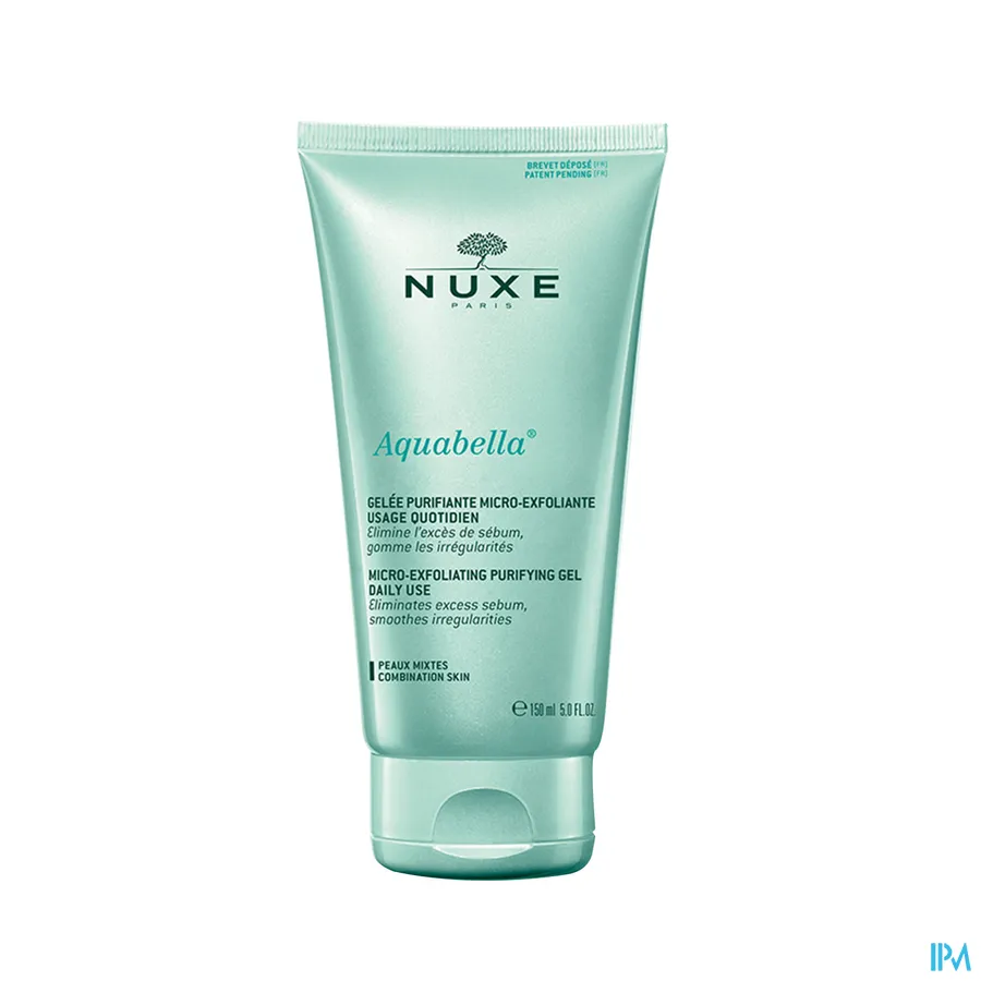 packshot van Nuxe Aquabella Micro-Exfoliërende Zuiverende Gel 150 ml