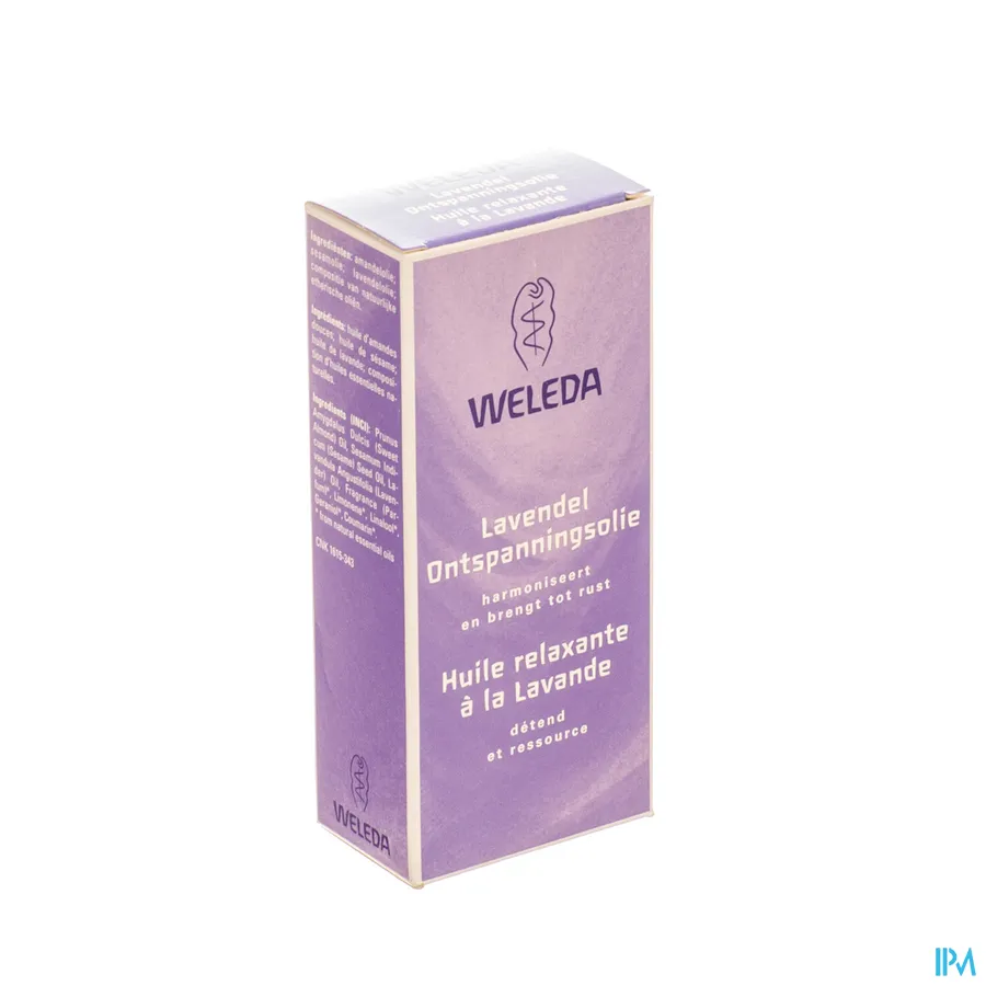 packshot van Weleda Lavendel Ontspanningsolie 100 ml