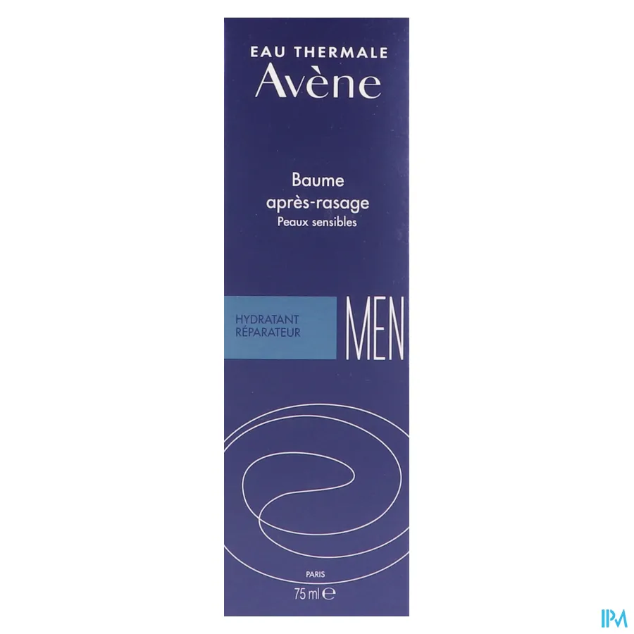 packshot van Avène Men Aftershave Balsem voor Droge Gevoelige Huid Tube 75 ml