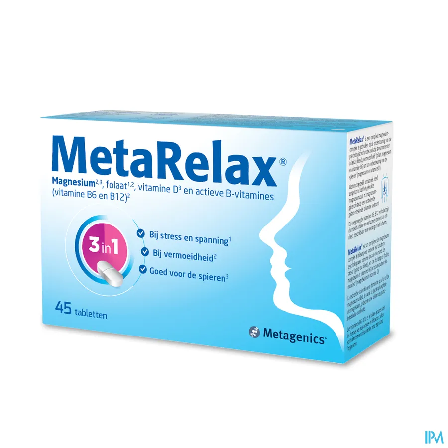 packshot van MetaRelax 45 tabletten