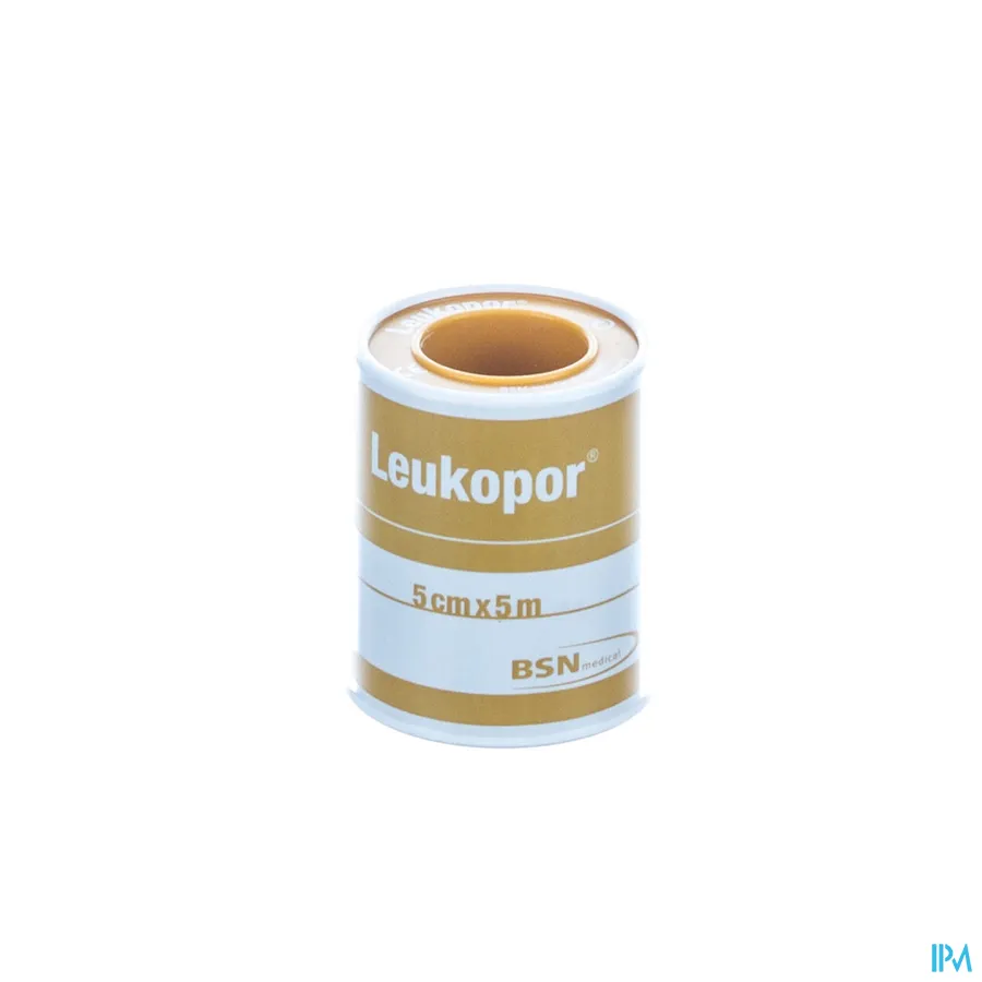 packshot van Leukopor Kleefpleister 5 cm x 5 m 1 stuk