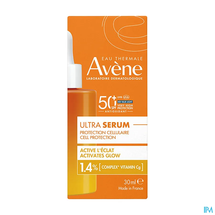 packshot van Avène Glow Activerend Ultra Serum SPF 50+ 30 ml