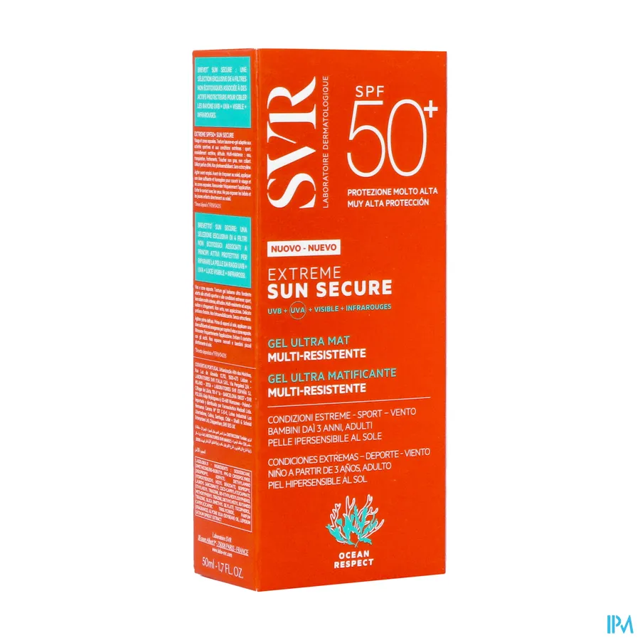 packshot van SVR Sun Secure Extreme SPF 50+ 50 ml