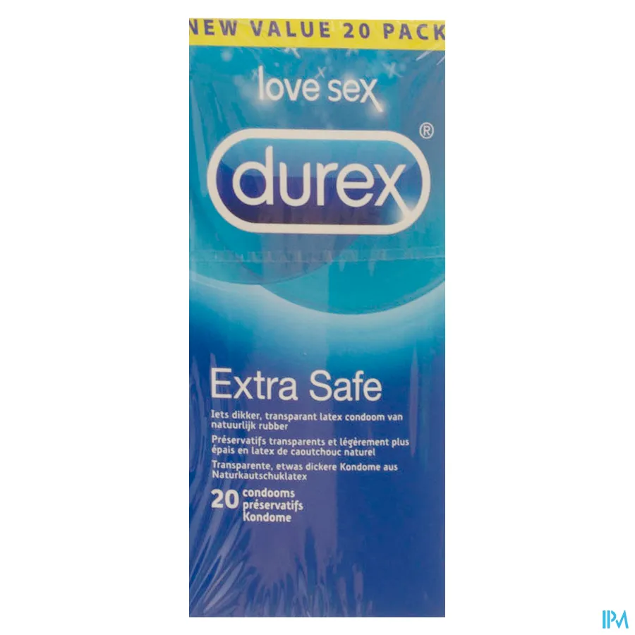 packshot van Durex Extra Safe Condooms 20 stuks