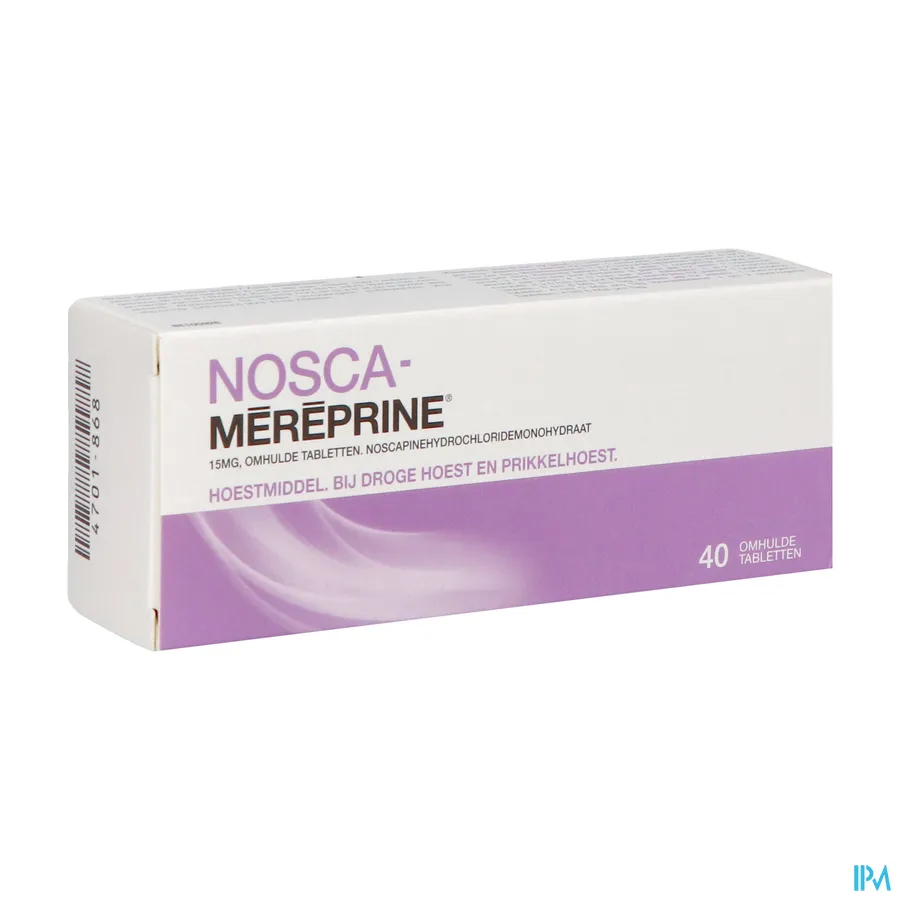 packshot van Nosca Mereprine 15 mg 40 tabletten