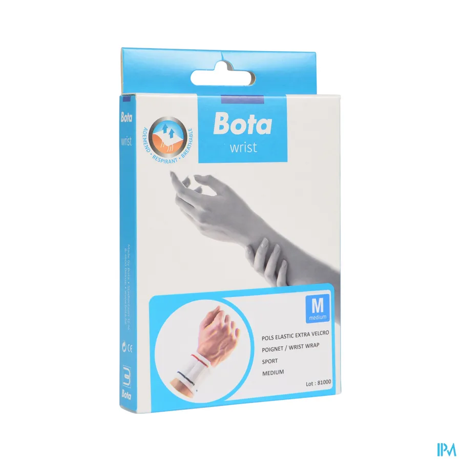 packshot van Bota pols elleboog extra velcro sport M