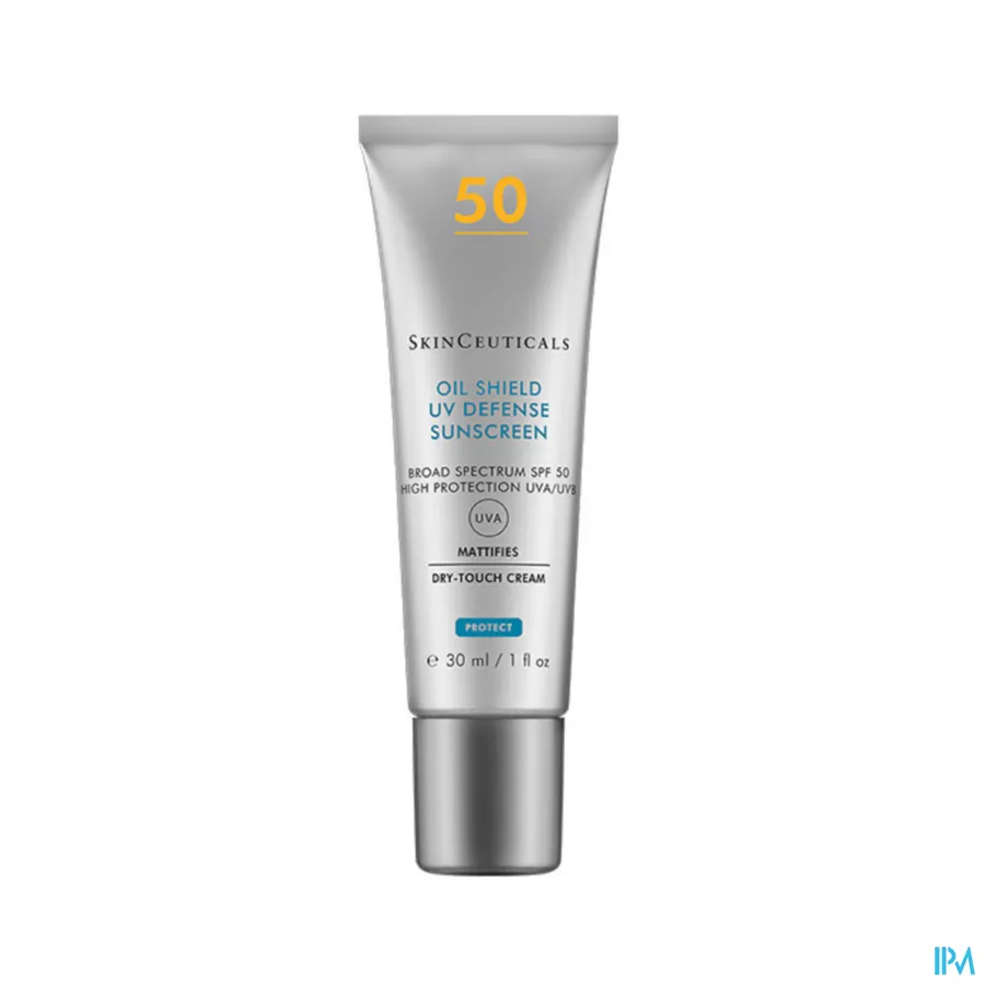 packshot van Skinceuticals Oil Shield UV Defense SPF 50 Zonnebescherming 30 ml