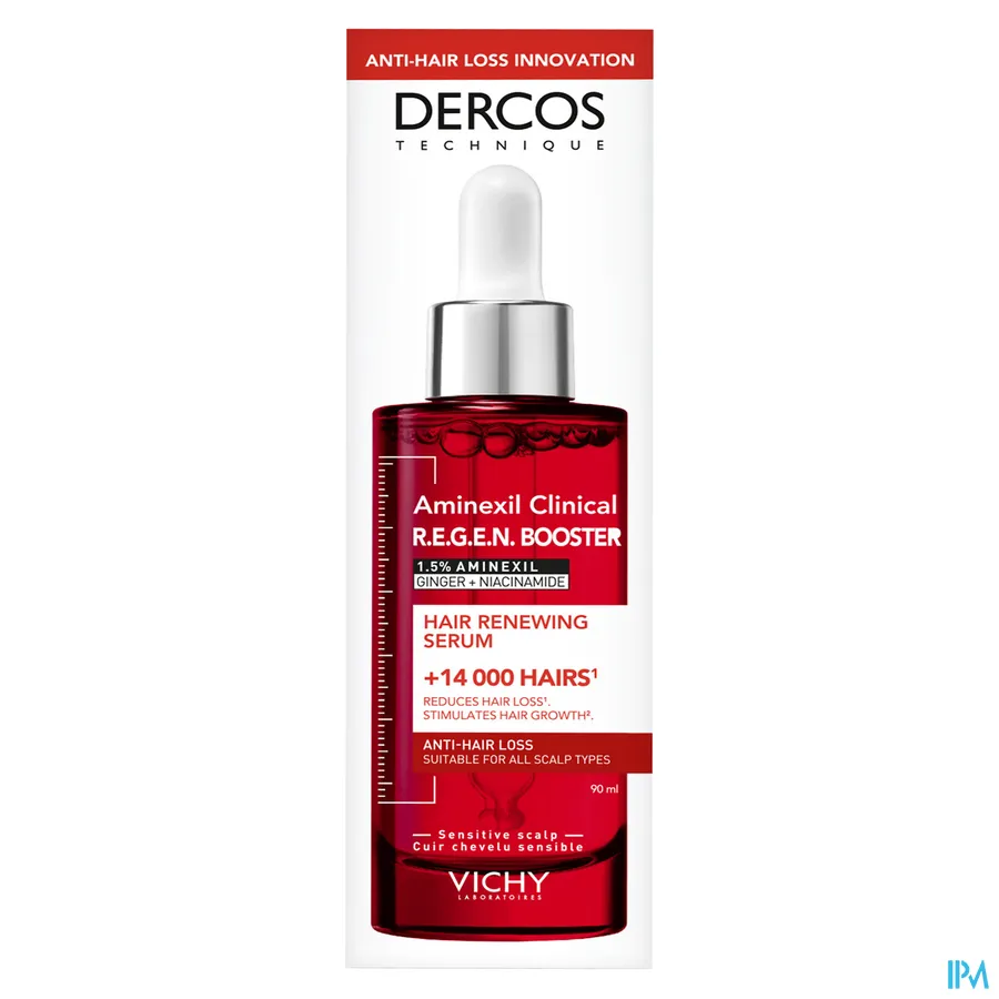 packshot van Vichy Dercos Aminexil Clinical R.E.G.E.N. Booster 90 ml