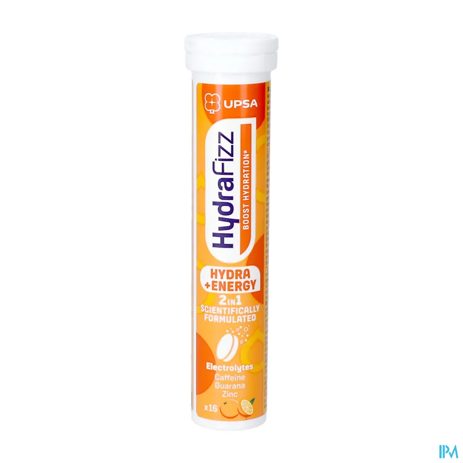 packshot van Feedback Upsa Hydrafizz Energy Boost 16 Bruistabletten