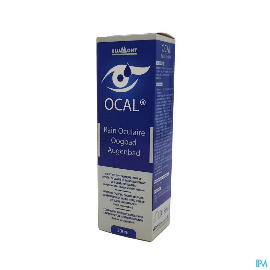packshot van Ocal Hydra Oogbad Fl 100ml