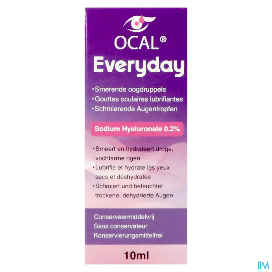 packshot van Ocal Everyday Oogdruppels Fl 10ml