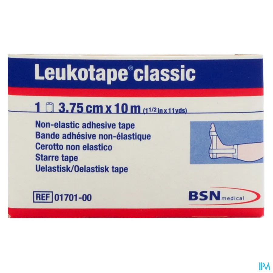 packshot van Leukotape Classic 3,75 cm x 10 m 1 stuk