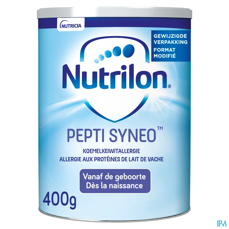 packshot van Nutrilon Pepti Syneo 400 g