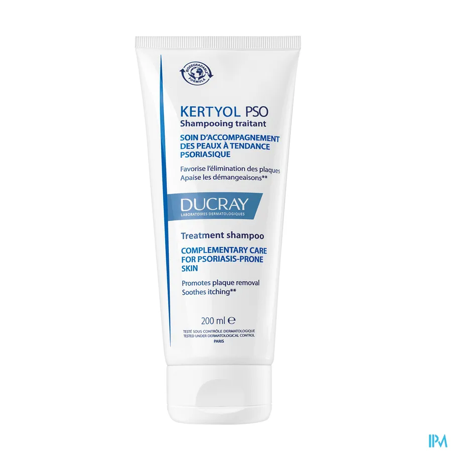 productshot van Ducray Kertyol PSO Behandelende Shampoo 200 ml