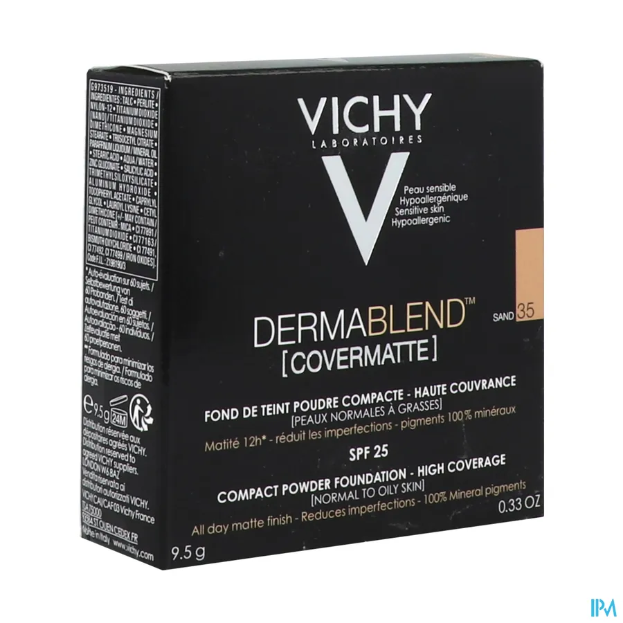 packshot van Vichy Dermablend Covermatte 35 Sand 9,5 g