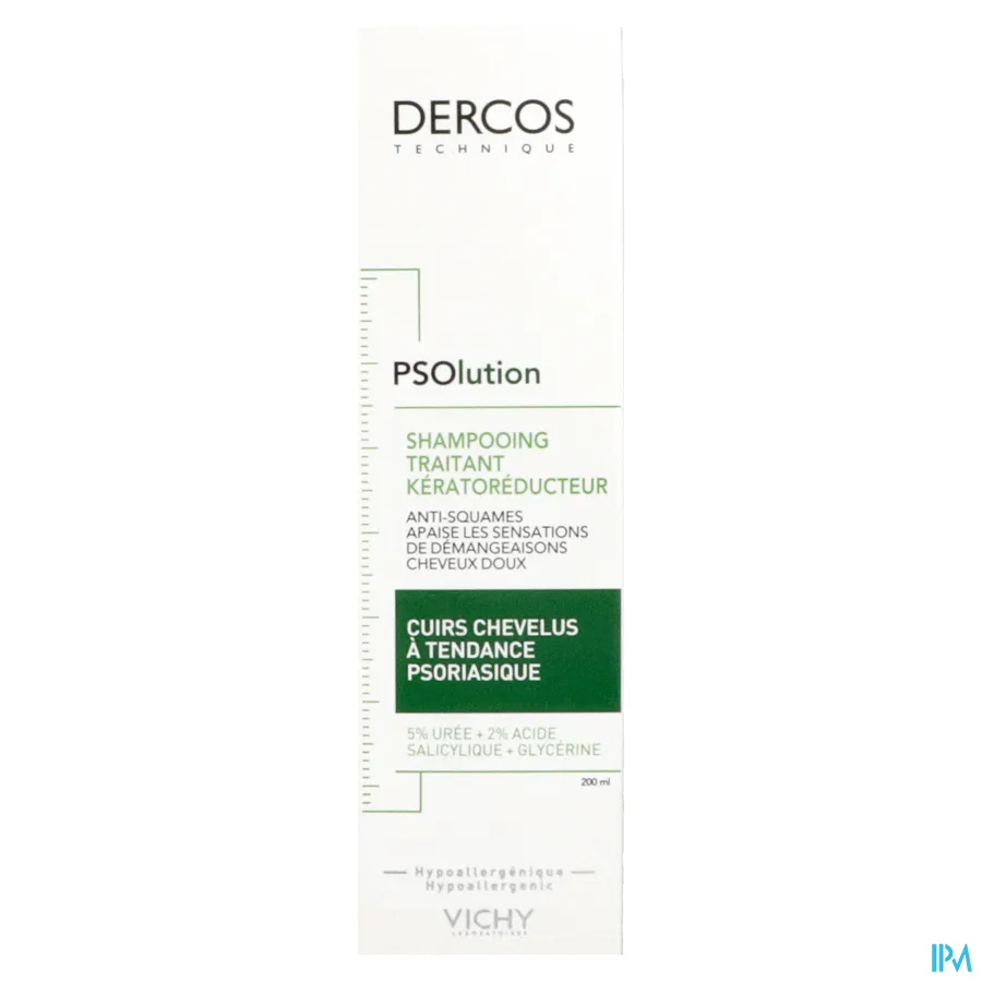 packshot van Vichy Dercos PSOlution Shampoo Kératoreducteur 200 ml
