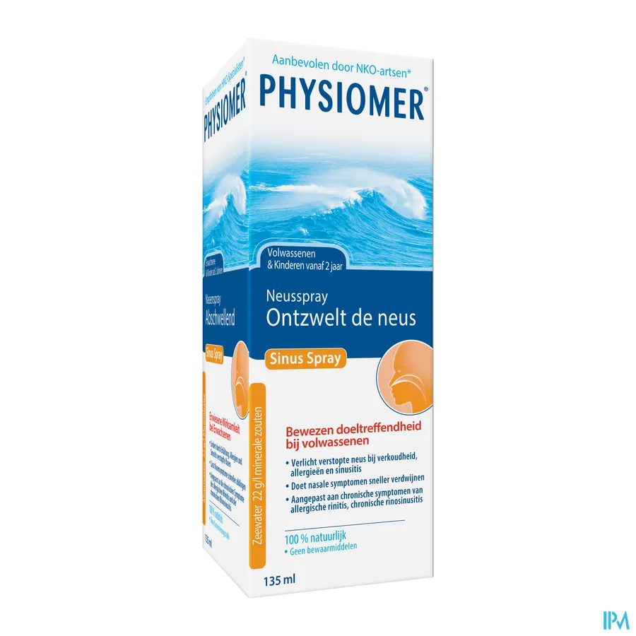 packshot van Physiomer Sinus Neusspray 135ml