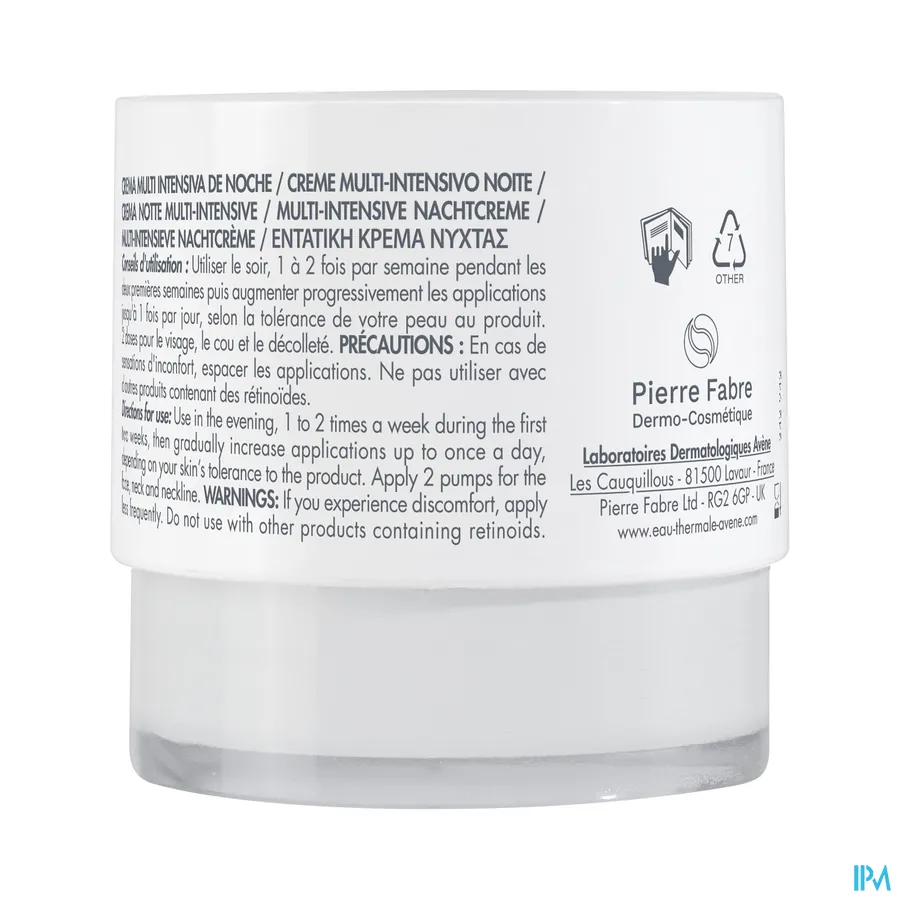 productshot van Avène Hyaluron Activ B3 Multi-intensive Nachtcrème 40 ml