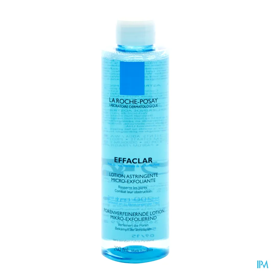packshot van La Roche-Posay Effaclar Micro-Exfoliërende Adstringerende Lotion 200 ml