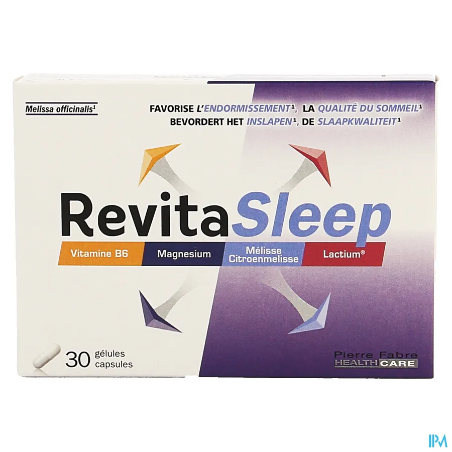 packshot van Revita Sleep voor Bevordering van het Inslapen en de Slaapkwaliteit 30 Gelules