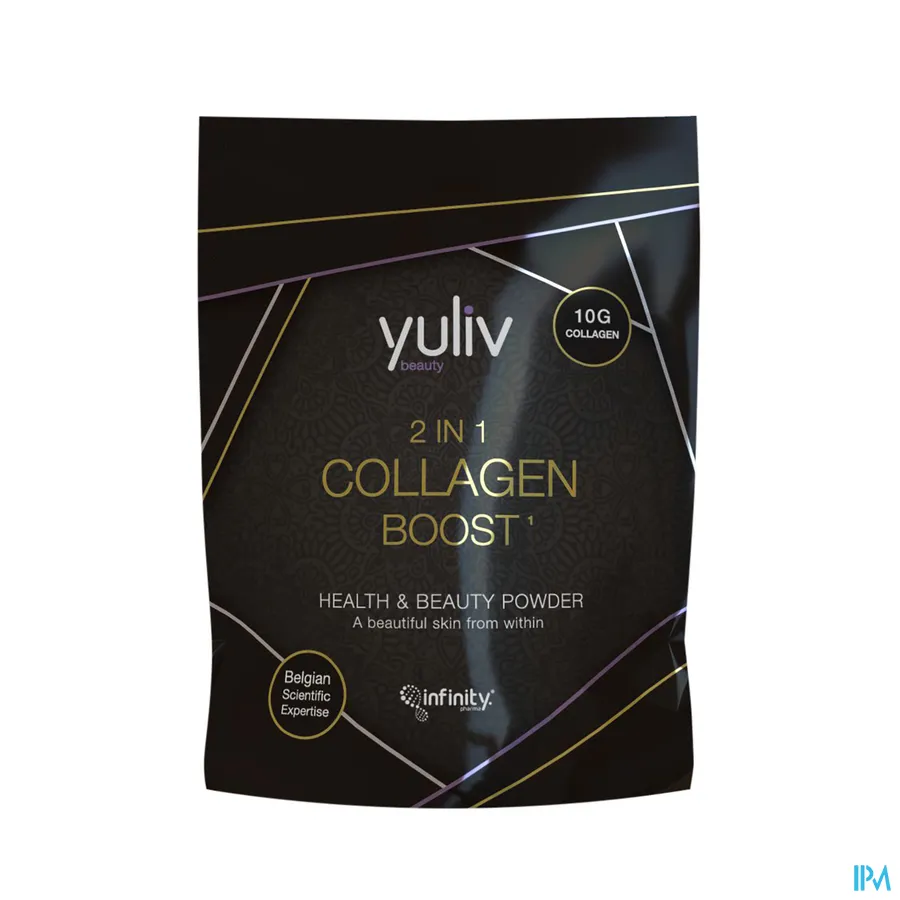 packshot van Yuliv 2in1 Collagen Boost Mix Poeder 300 g