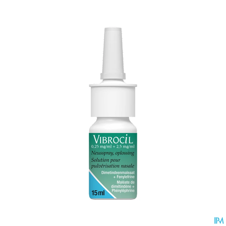 productshot van Vibrocil Neusspray bij Rhinitis 15 ml