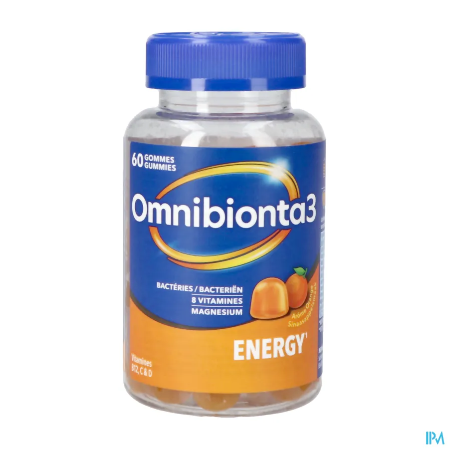 packshot van Omnibionta 3 Energy Gummies 60