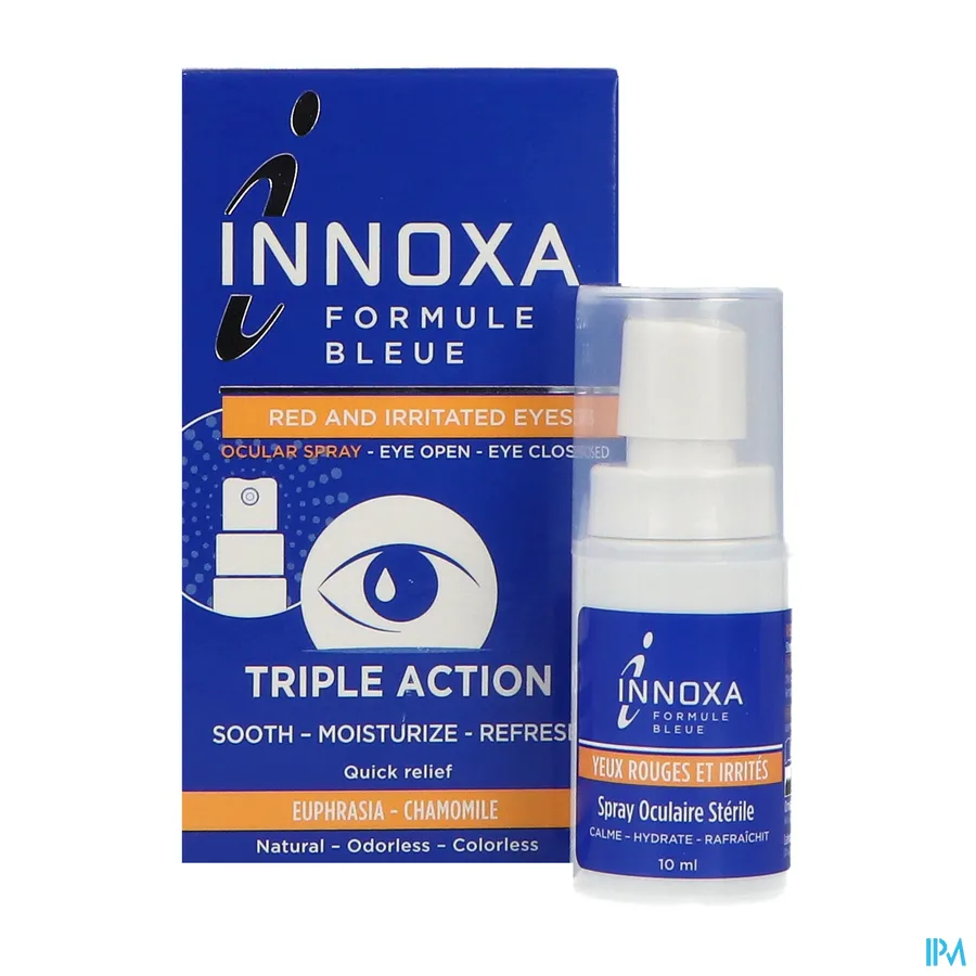 productshot van Innoxa Triple Action Oogspray (Rode & Geïriteerde Ogen) 10 ml