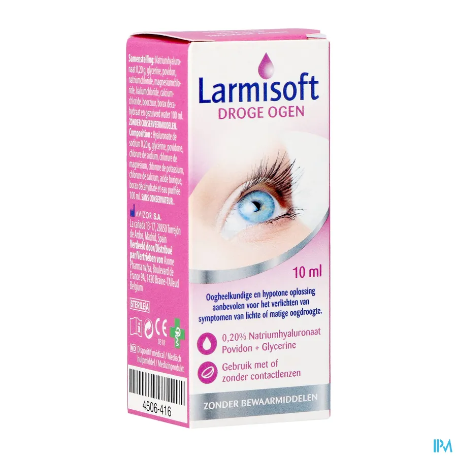 packshot van Larmisoft Droge Ogen 10 ml