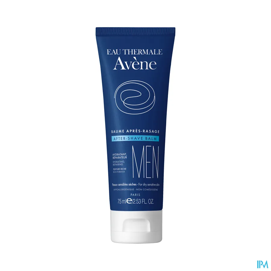 productshot van Avène Men Aftershave Balsem voor Droge Gevoelige Huid Tube 75 ml