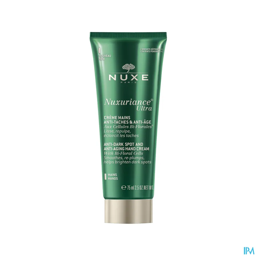 packshot van Nuxe Nuxuriance Ultra Anti-Ageing en Anti-Vlekken Handcrème Tube 75 ml