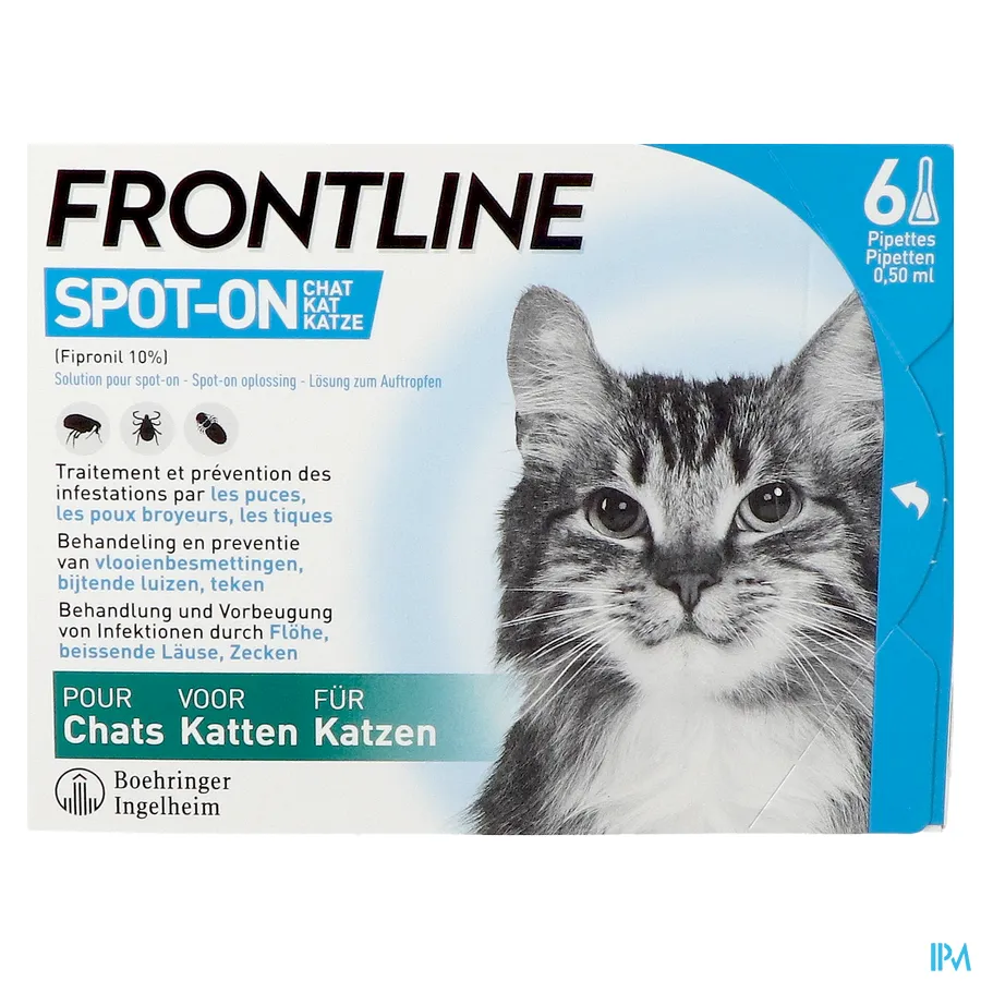 packshot van Frontline Spot-On Kat 6 x 0,50 ml