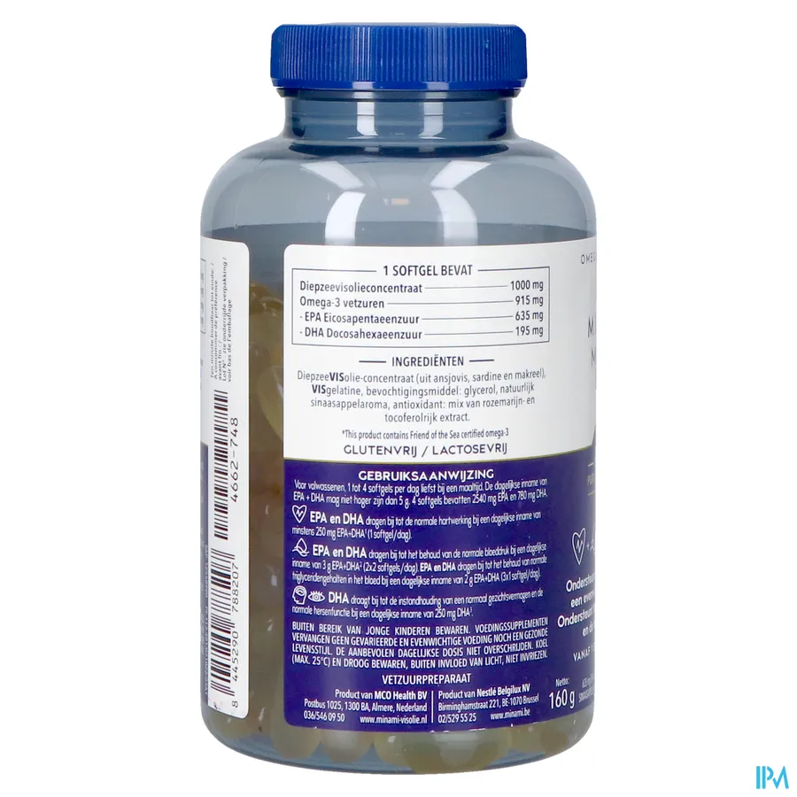 packshot van Minami MorEPA Plus 120 softgels