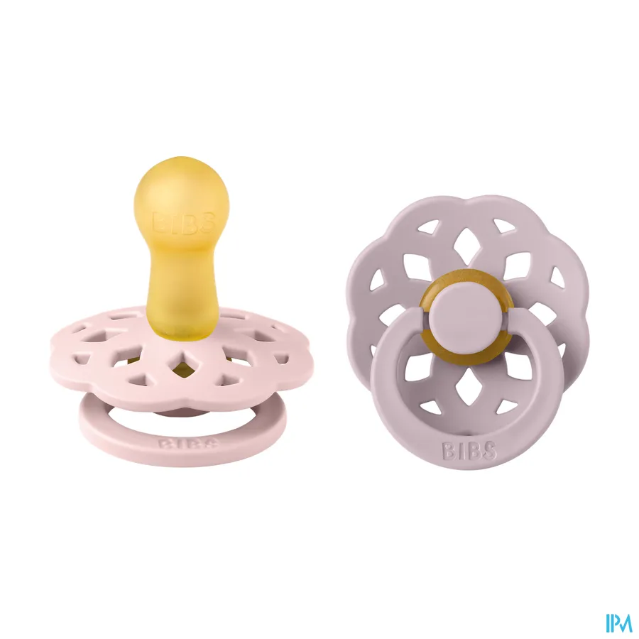 packshot van Bibs 2 Boheme Duo Blossom/ Lilac