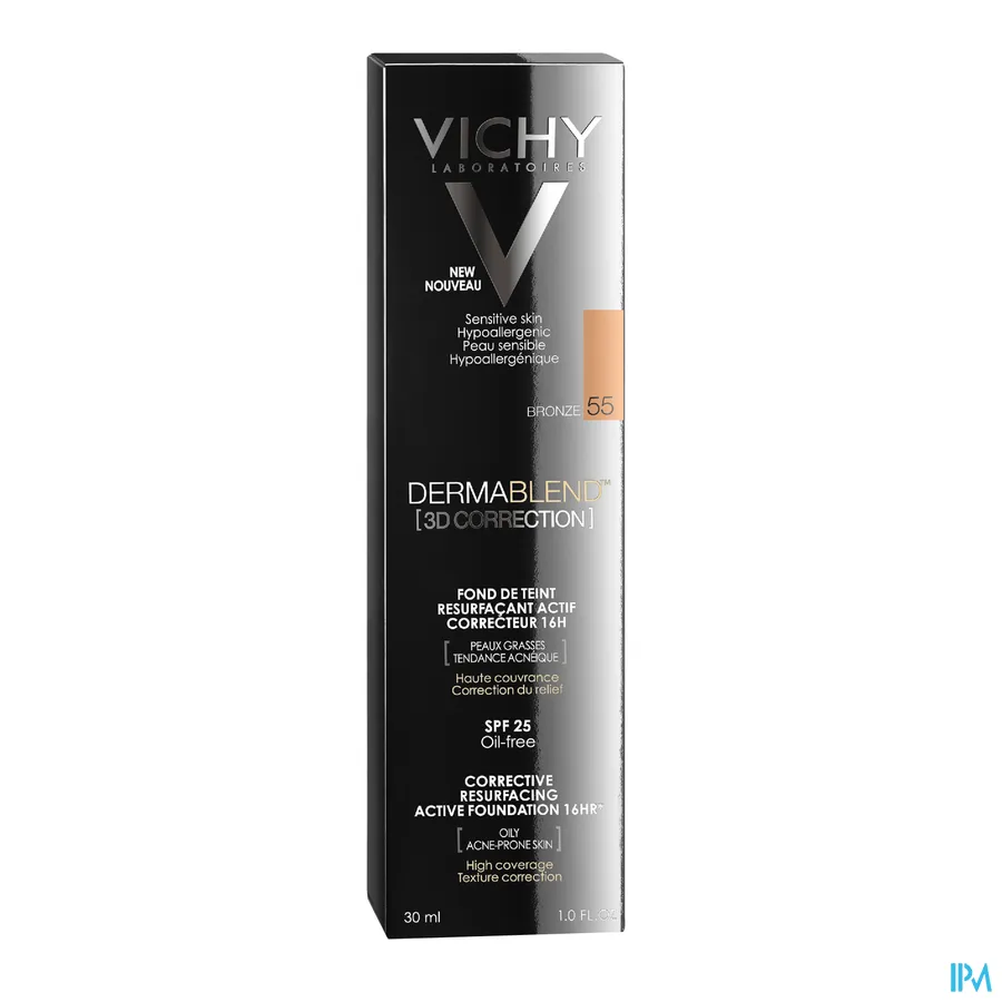 packshot van Vichy Dermablend Correction 3D 55 Bronze 30 ml