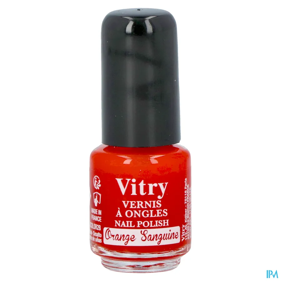 packshot van Vitry Nagellak 28 Orange Sanguine 4 ml