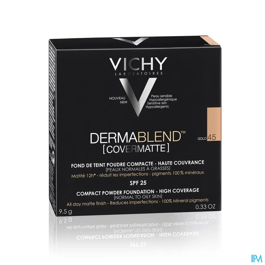 packshot van Vichy Dermablend Covermatte 45 Gold 9,5 g